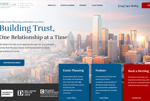 Estate Planning Lawyer Web Design