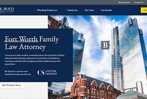 Web Design for Fort Worth Family Lawyer