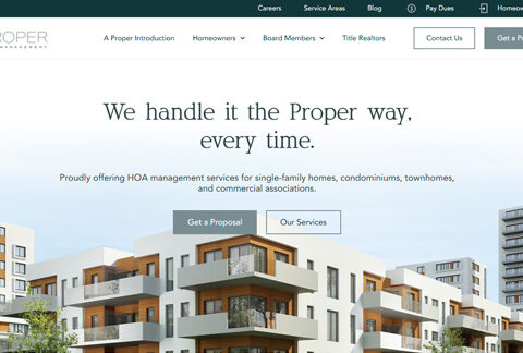 WordPress development for property management company