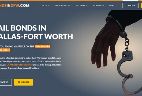 WordPress Web Design for McKinney Bail Bonds Company