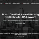 WordPress Web Design for Dallas HOA Law Firm