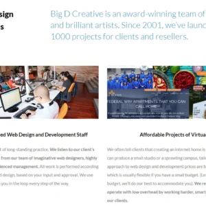 websites Designed by Big D Creative 